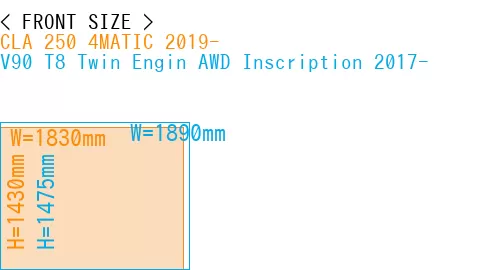 #CLA 250 4MATIC 2019- + V90 T8 Twin Engin AWD Inscription 2017-